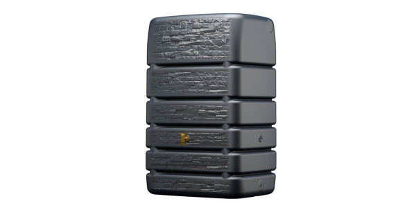 4rain Slim Stone Decor Mauertank 510 L – Graphite Grey