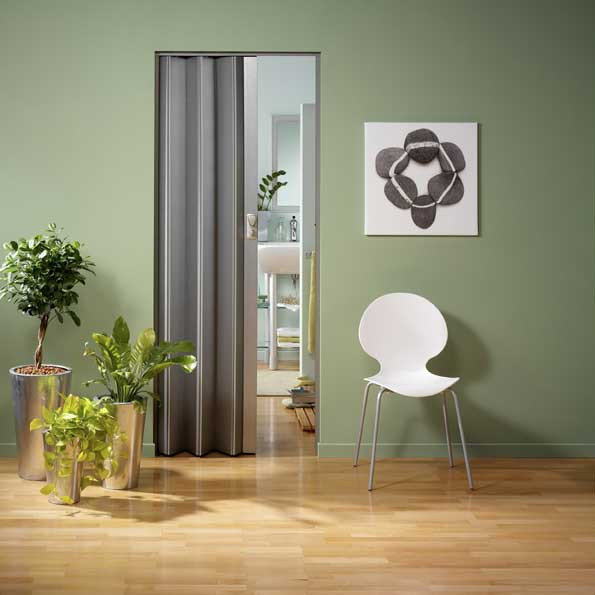 Falttür Spacy von Grosfillex Aluminium-Dekor