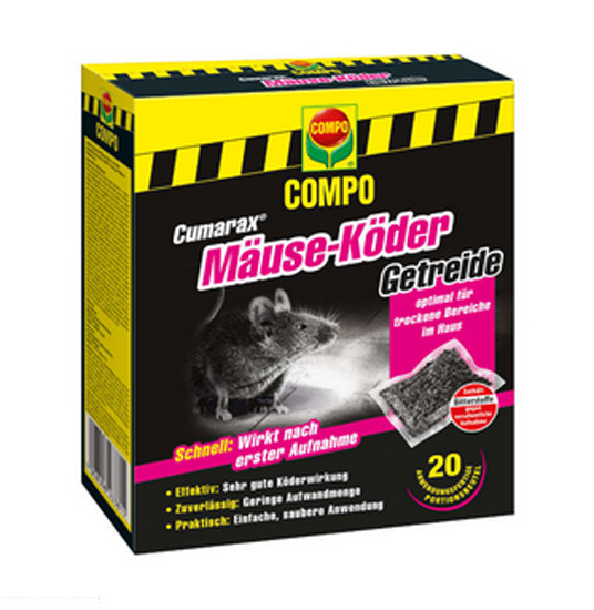 COMPO Cumarax® Mäuse Köder Getreide 200g