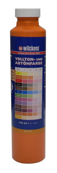Wilckens® Vollton- und Abtönfarbe Reinorange matt 750ml