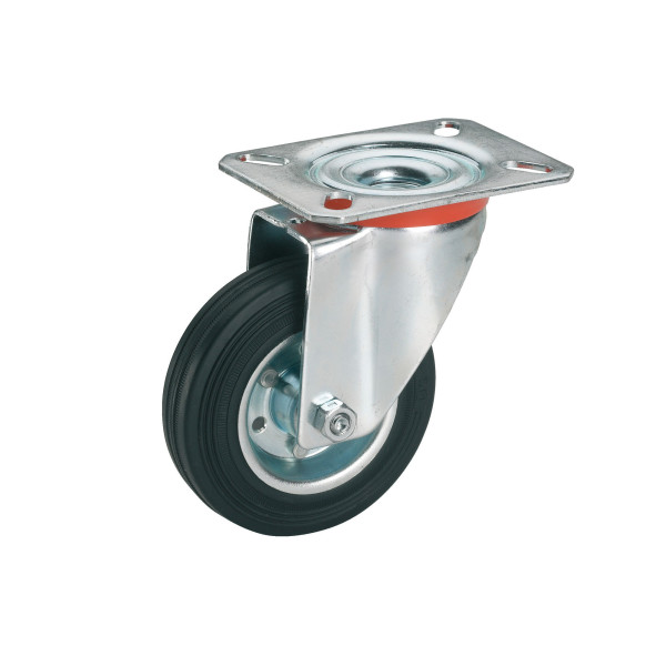 Vollgummireifen-Lenkrolle 100x30 mm Rola