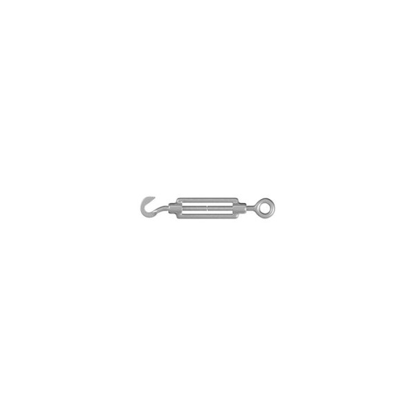 Spannschloss mit Haken und Öse M5 × 70 mm, verzinkt