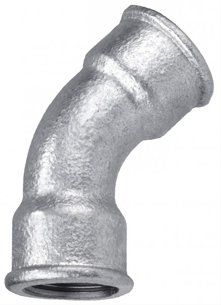 Vz Bogen 45Grad, I/I, 1/2&quot;