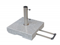 Sonnenschirmständer Doppler Trolley Granitsockel 50kg bis Ø60mm Sonnenschirmständer Doppler Trolley Granitsockel 50kg bis Ø60mm