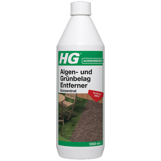 HG Algen- und Grünbelagentferner Konzentrat 1 Liter