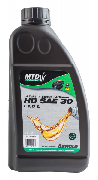 Arnold Motorenöl 4-Takt Sommer-Öl SAE 30HD Rasenmäheröl 1000ml