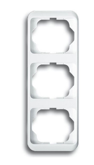 Busch-Jaeger Abdeckrahmen alpha nea 3-fach senkrecht studioweiß