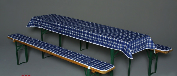 Doppler Auflagen für Bierzeltgarnitur / Festzeltgarnitur 70cm blau