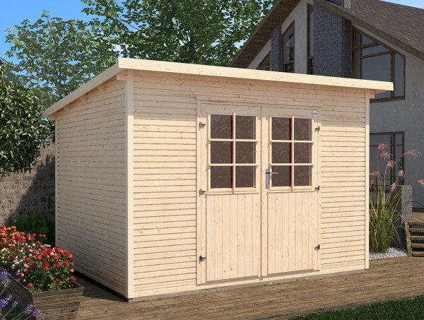 weka Gartenhaus 219 Gr.1, 28 mm, Flachdach mit wek