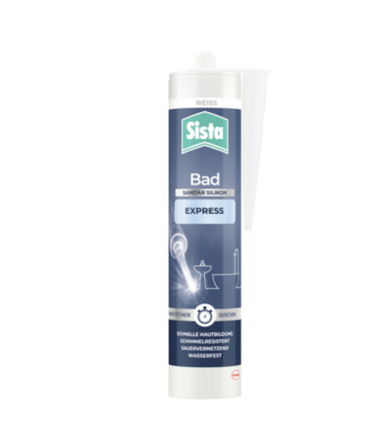 Sista Bad Express Silikon weiss 280 ml
