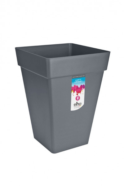 Pflanztopf elho Loft Urban Square High 37x37x51cm anthrazit