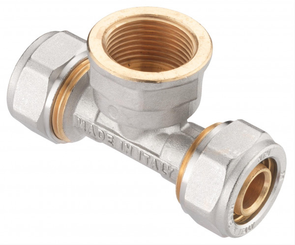 VRS T-Stück 16mm x 3/4&quot; IG kpl.