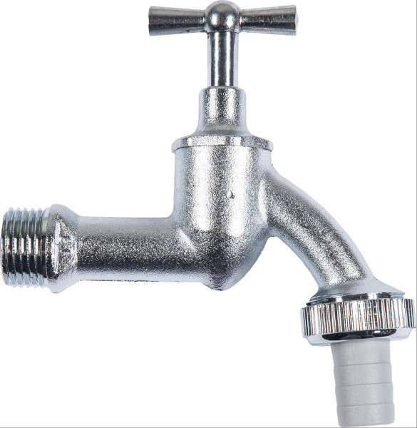Auslaufvtl.1/2&quot; Knebel matt-chrom