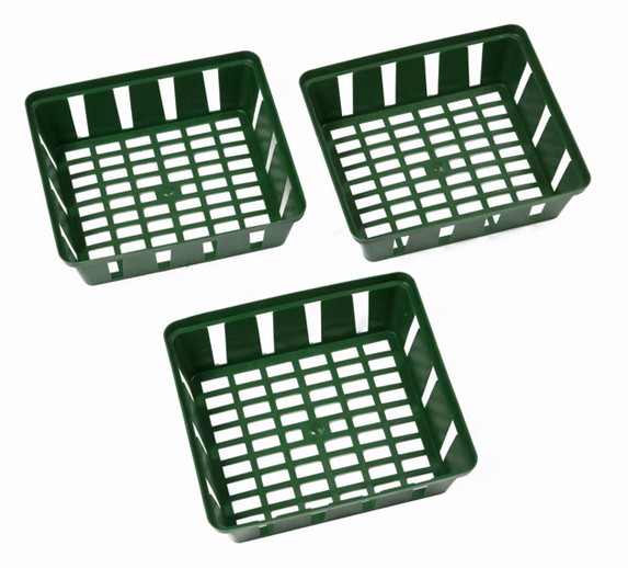 Floraworld® Blumenzwiebel Pflanzschale 23,5x21cm 3 Stück