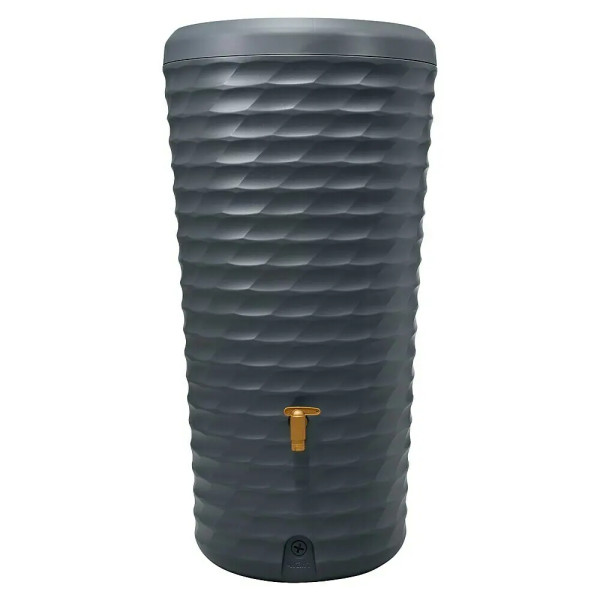 4rain Jolie 2in1 Regenspeicher, classicline, Graphitgrau, 230 Liter