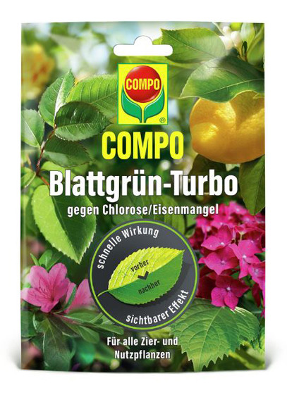 COMPO Blattgrün Turbo gegen Chlorose / Eisenmangel 20g