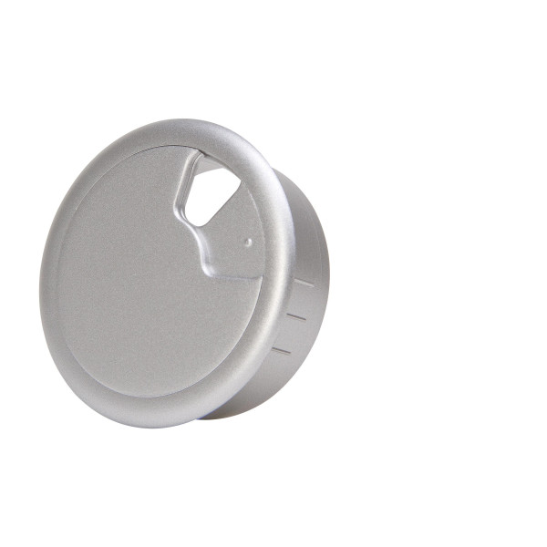 Kabeldurchgangsdose 2-teilig silber