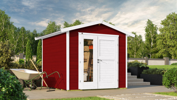 weka Gartenhaus 224 A Gr. 2 schwedenrot, 21 mm, ne