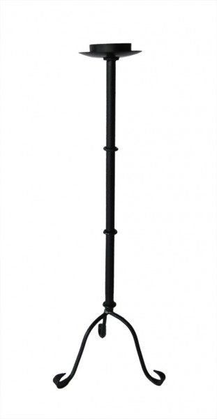 Dekoständer / Kerzenhalter Eisen schwarz 70cm