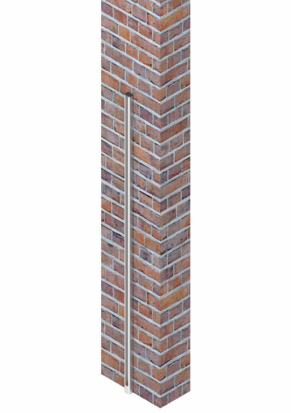 EASY-FENCE Alu-Montageprofil Silber 3 x 4 x 190 cm