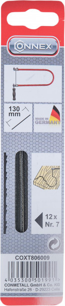 Laubsägebl. Holz TAIFUN Nr.7 12 St.
