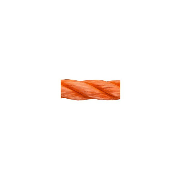 PP-Seil (Polypropylen) 10 mm 3-schäftig gedreht orange, Meterware