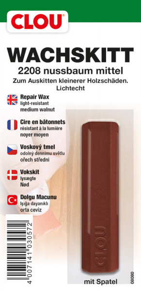 Wachskitt Nr. 2208 nussbaum mittel