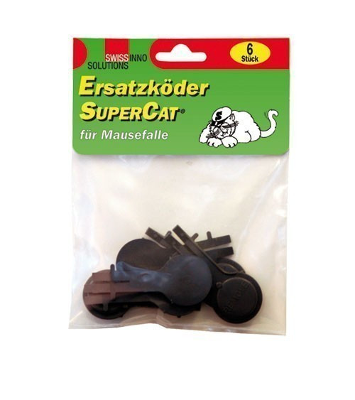 Ersatzköder SuperCat Mausefall SwissInno 6 Stück