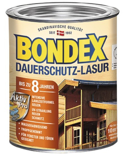 BONDEX DAUERSCHUTZ LASUR MAHAGONI 750ml