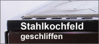 Stahlkochfeld für Bartz Herd HKK 80/60 Anschluss rechts geschliffen Stahlkochfeld für Bartz Herd HKK 80/60 Anschluss rechts geschliffen