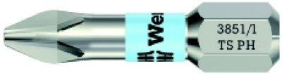 Bit 1/4" DIN3126 C6,3 PH1x 25mm rostfrei Wera