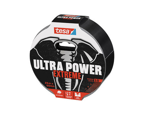 tesa® Ultra Power Extreme 25m x 50 mm schwarz