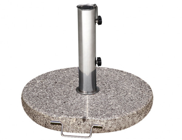 Siena Garden Sonnenschrimständer Granit 40kg granitgrau Ø 25-48mm