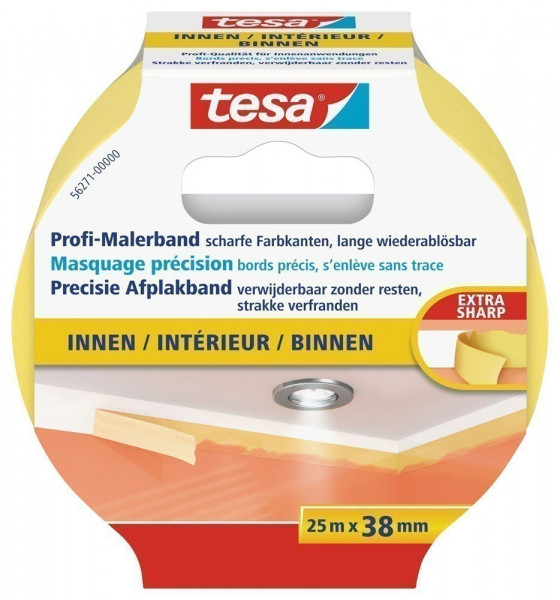tesa® Profi-Malerband Innen 25 m x 38 mm