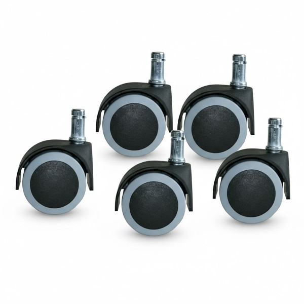 Doppelrollen-Set Ø 50 mm – Lastabhängig gebremst (5 Stück)