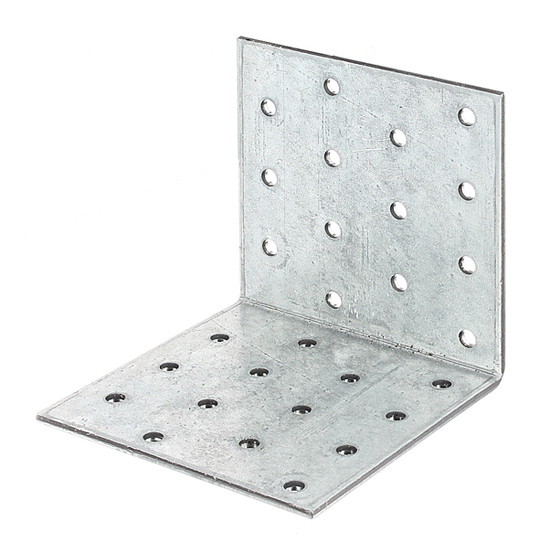 Lochplattenwinkel Alberts sendzimirverzinkt 80x80x80mm