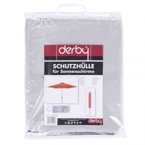 Derby Schutzhülle für Doppler Sonnenschirme bis Ø 400/300x300cm grau