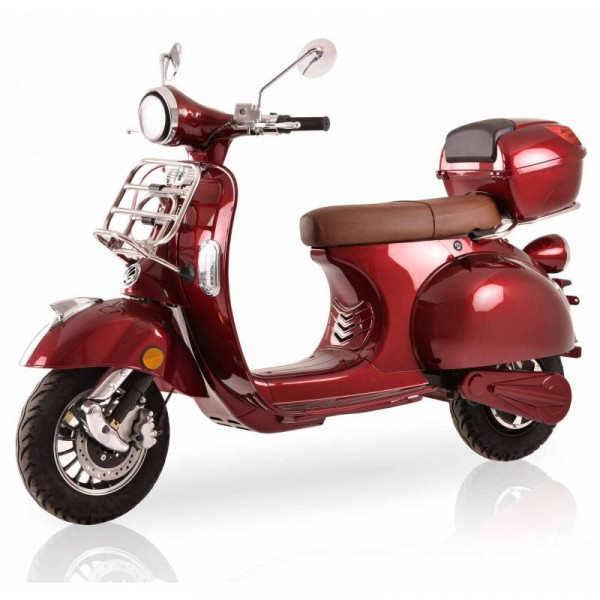 Elektroroller / E-Roller Classico LI rot Lithium-Akku 3000 Watt