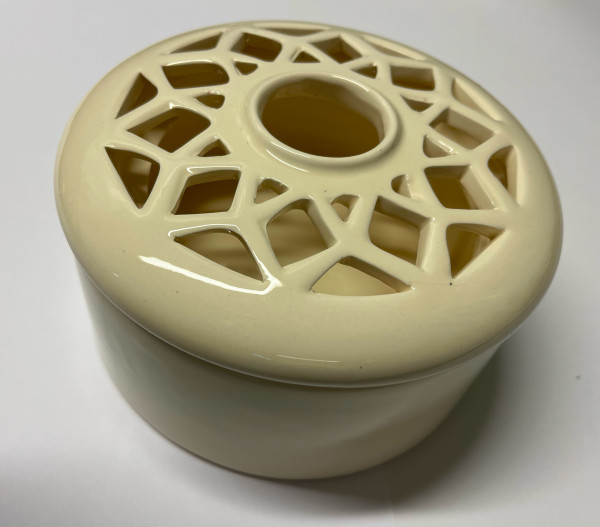 Verdunster Luftbefeuchter Keramik creme rund Ø14,5cm