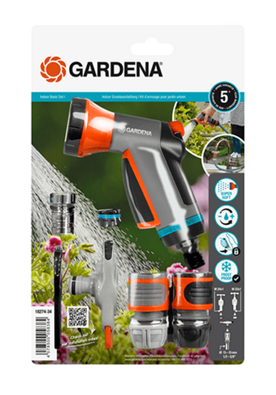 GARDENA Indoor Grundausstattung 1827434 System für 1/2 Zoll Schlauch