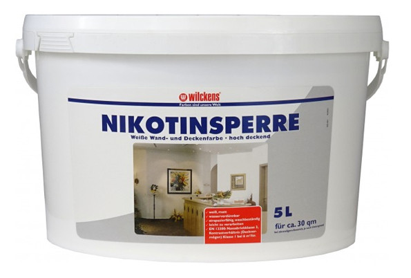 Wilckens® Nikotinsperre weiß matt 5L