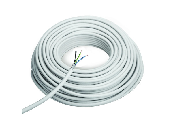Feuchtraumleitung NYM-J 3 x 1,5 mm² Grau 100 m