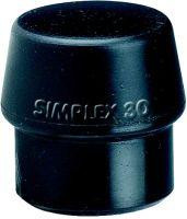 Schonhammerkopf SIMPLEX 80mm Gummi Halder