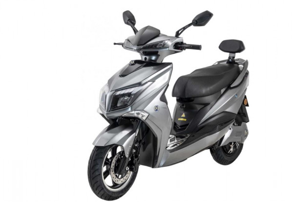 Elektroroller E Roller 80 Km h Modena silbergrau