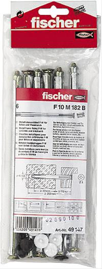 Fensterrahmendübel F 10 M 182 B SB-Karte