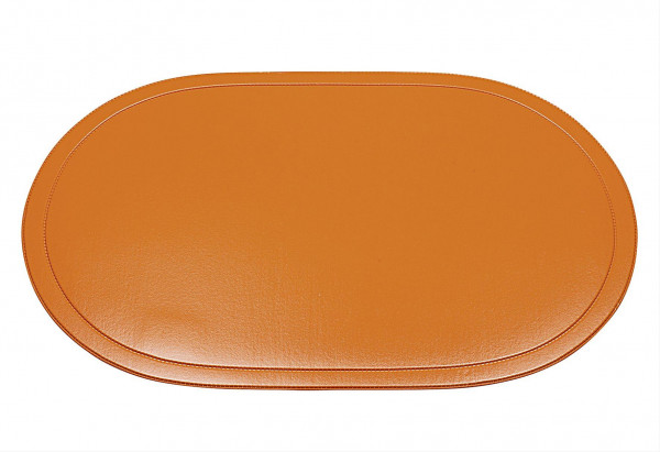 SALEEN Tischset oval Kunststoff 45,5x29cm orange