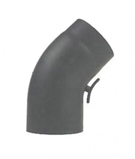 Ofenrohr / Rauchrohr Bogenknie gezogen 45° Ø150mm Senoth. grau
