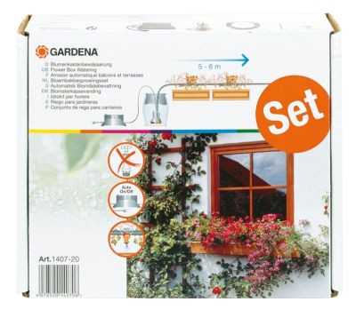 GARDENA Vollautomatische Blumenkastenbewässerung 01407-20