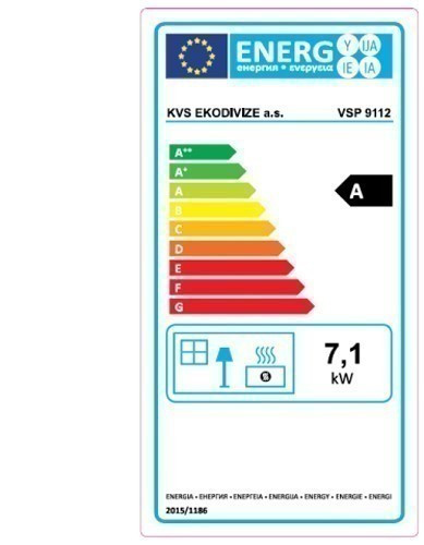 Küchenherd / Holzherd Bartz Rusti schwarz Anschluss links
