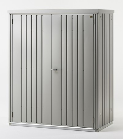 Biohort Geräteschrank 150 silber-metallic 155x83x182,5cm